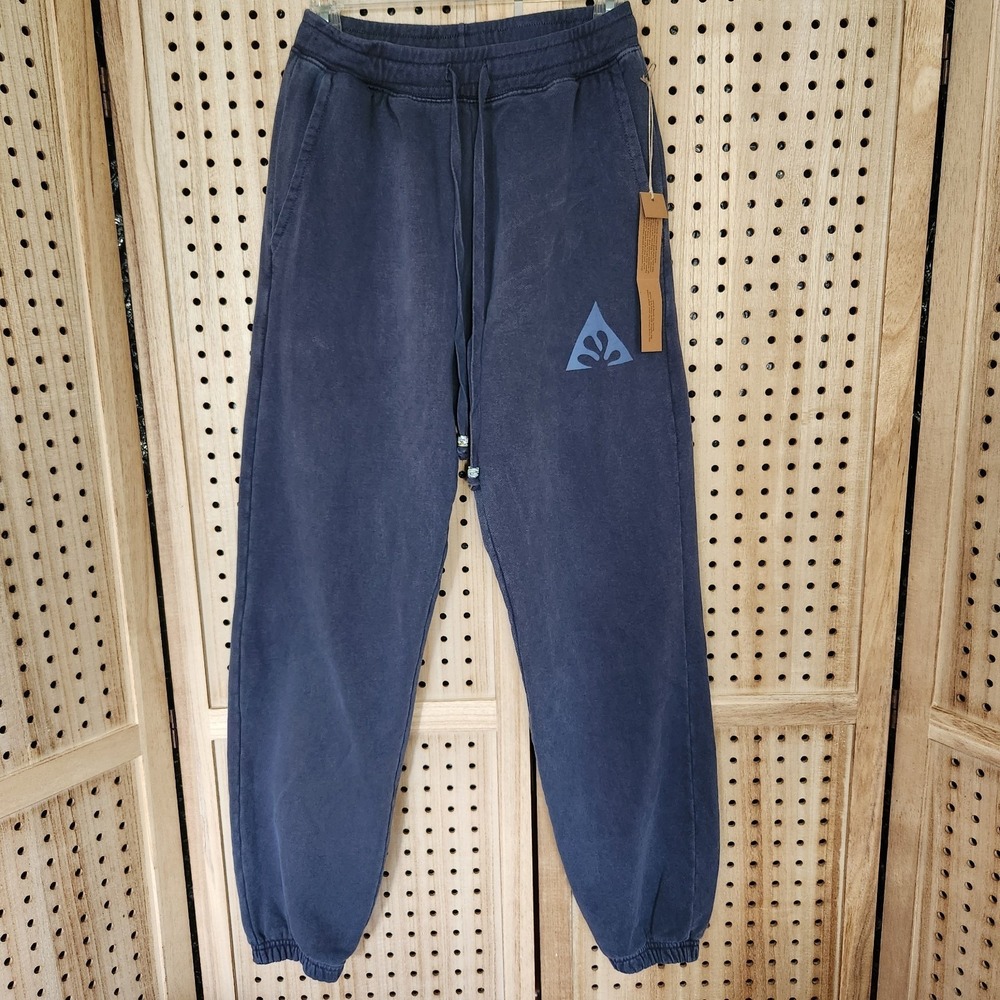 Wasted Collective Navy Blue‎ Sweatpants Unisex Size S NWT Heavy Quality Warm Eco